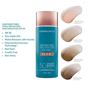 Colorescience Sunforgettable Total Protection Face Shield Flex SPF 50 Su…